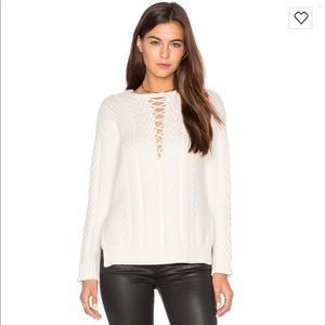 SAYLOR NY lace up sweater